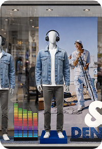 Fashion storefront display concept