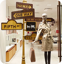 Fifth Avenue store merchandising installation