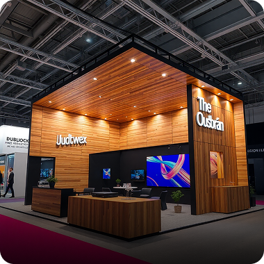 Exhibition stall modular booth by The VM Co